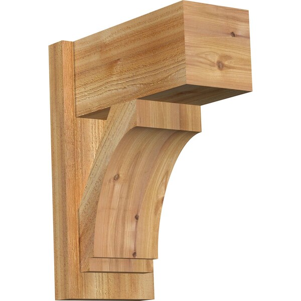 Ekena Millwork Imperial Block Rough Sawn Outlooker, Western Red Cedar, 8"W x 16"D x 20"H OUT08X16X20IMP05RWR - main
